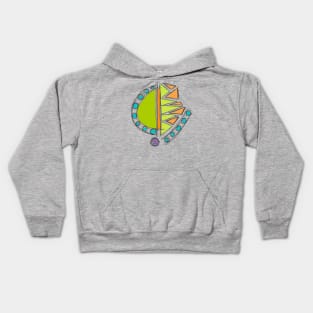 Shapes and Sizes Kids Hoodie